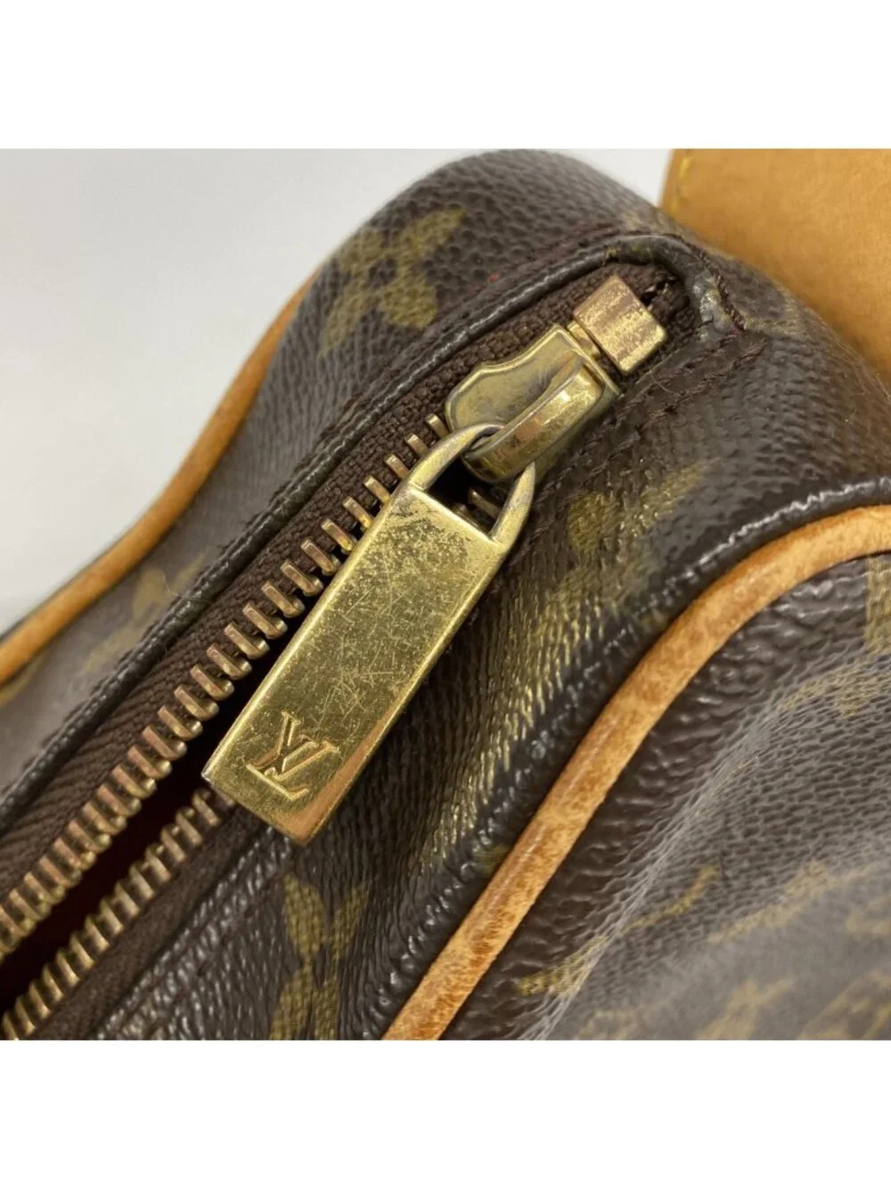 Louis Vuitton Shoulder Bag Monogram Croissant GM Brown